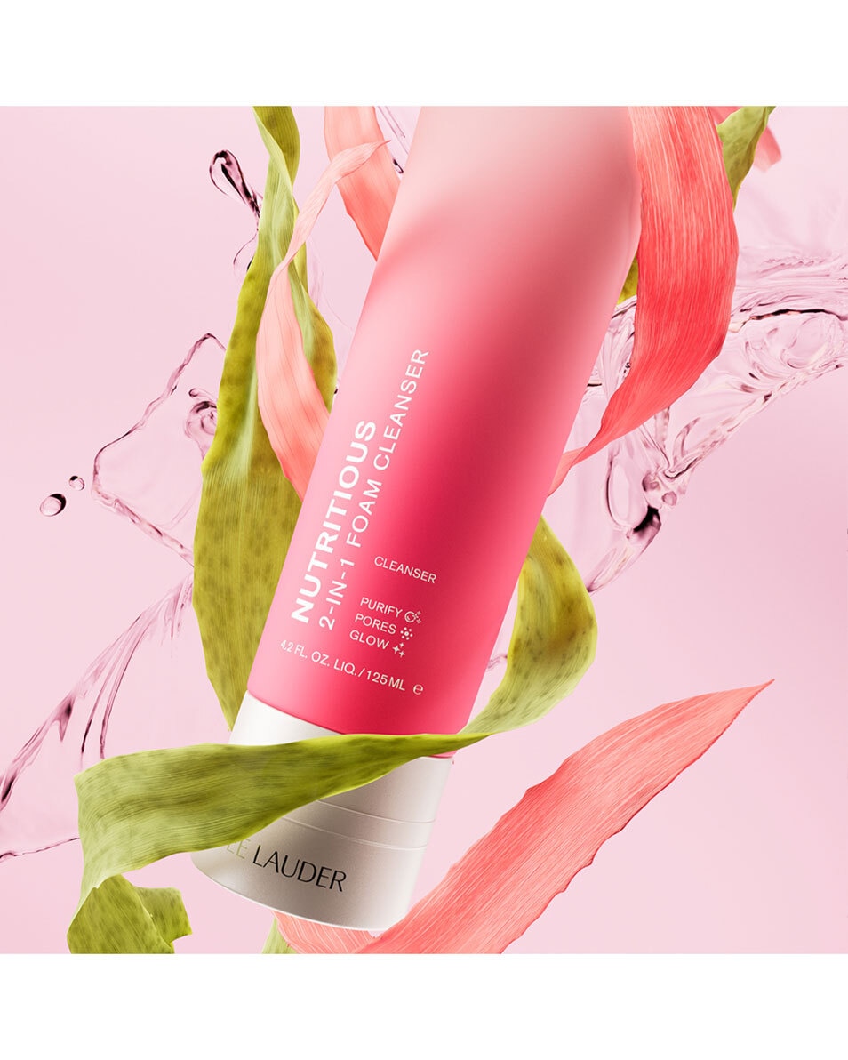 ESTÉE LAUDER NUTRITIOUS 2-IN-1 FOAM CLEANSER SCHUIMENDE REINIGER - HYDRATEERT & VOEDT DE HUID 125 ML 5