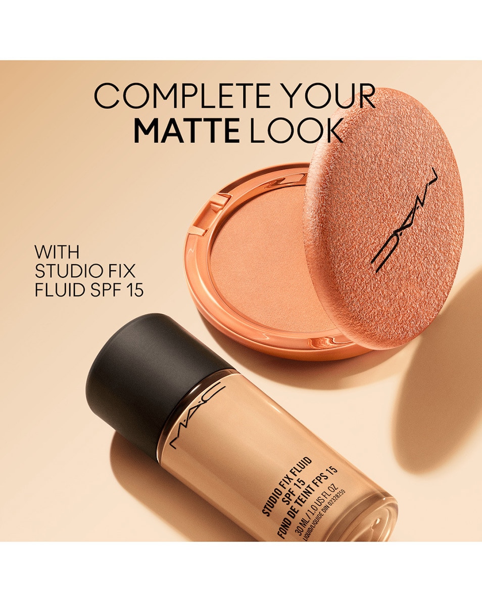 M.A.C SKINFINISH SUNSTRUCK MATTE BRONZER BRONZER – 24U LANGHOUDEND & WATERBESTENDIG Matte Richer Golden 5