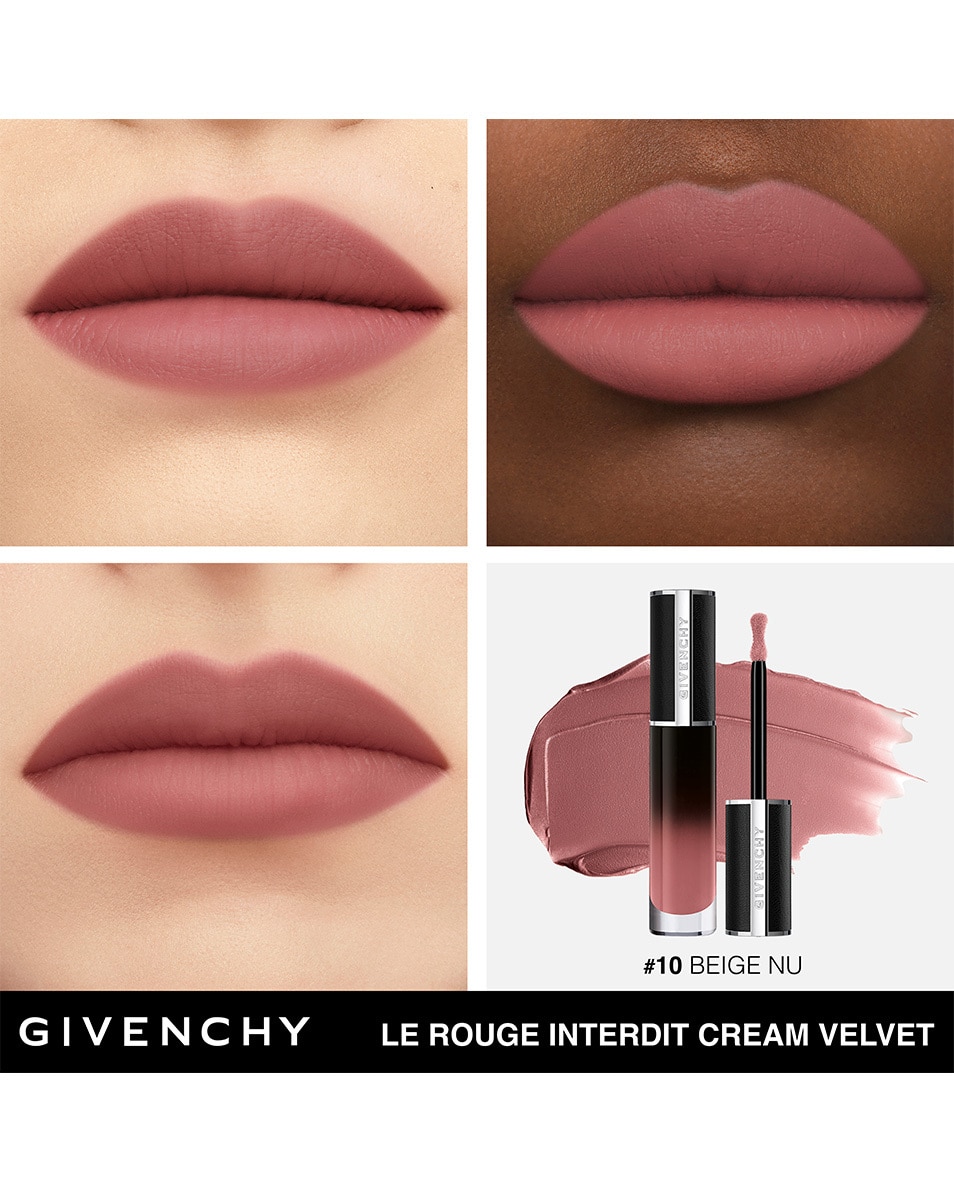 GIVENCHY COSMETICS LE ROUGE INTERDIT CREAM VELVET CREAMY MATTE FINISH - LONG-LASTING COLOUR 5