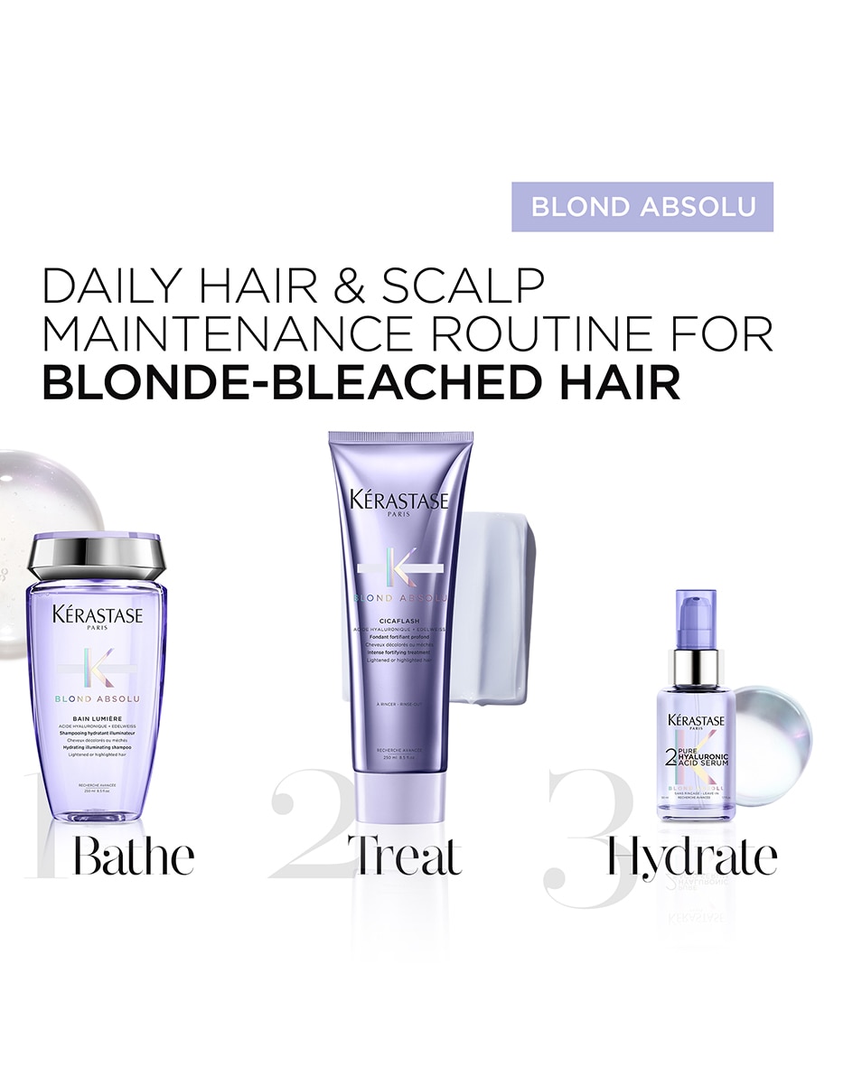 SÉRUM RÉPARATEUR POUR LE CUIR CHEVELU ET LES CHEVEUX BLONDS