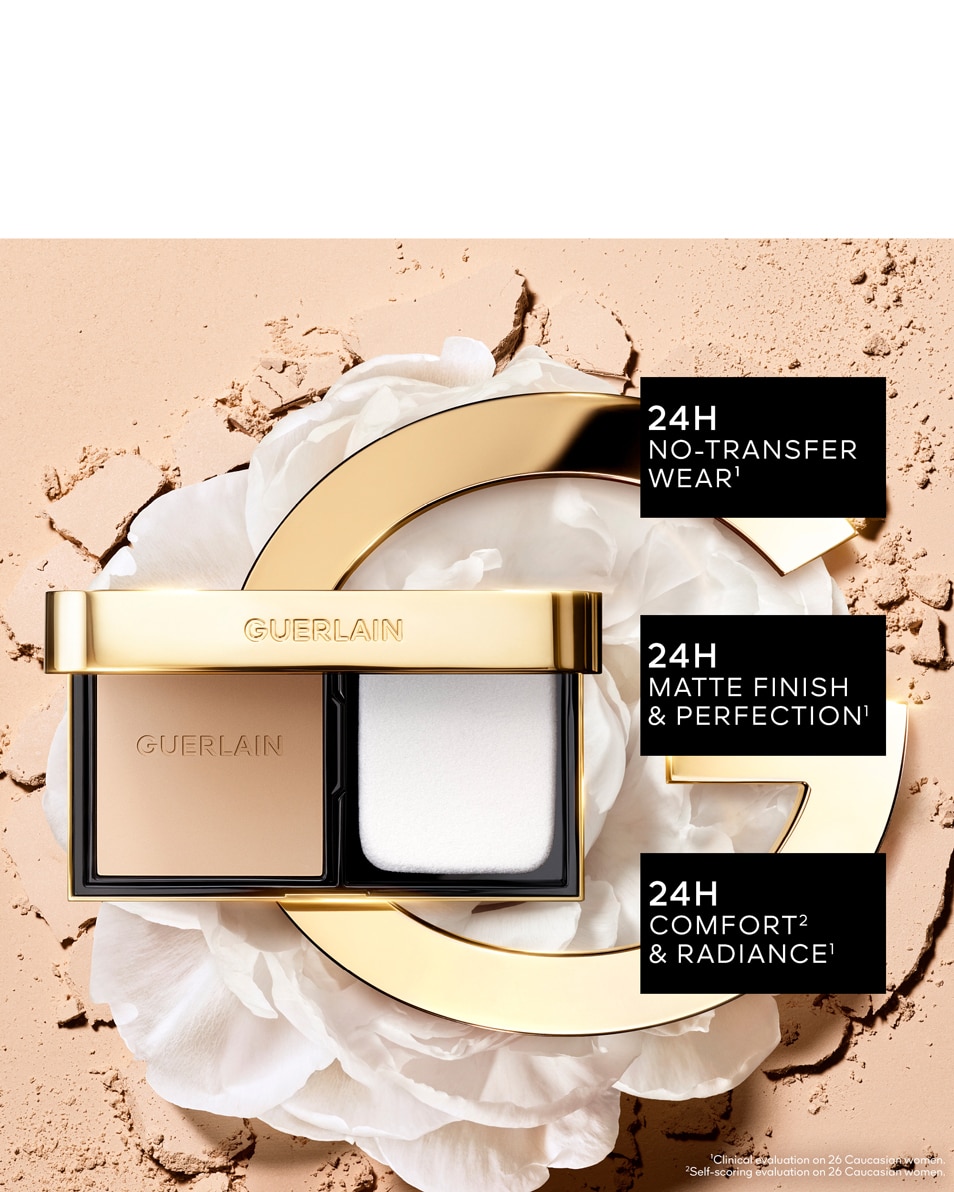 GUERLAIN PARURE GOLD SKIN CONTROL FOND DE TEINT COMPACT HAUTE PERFECTION & MATITÉ - RECHARGE 0N NEUTRAL/NEUTRE