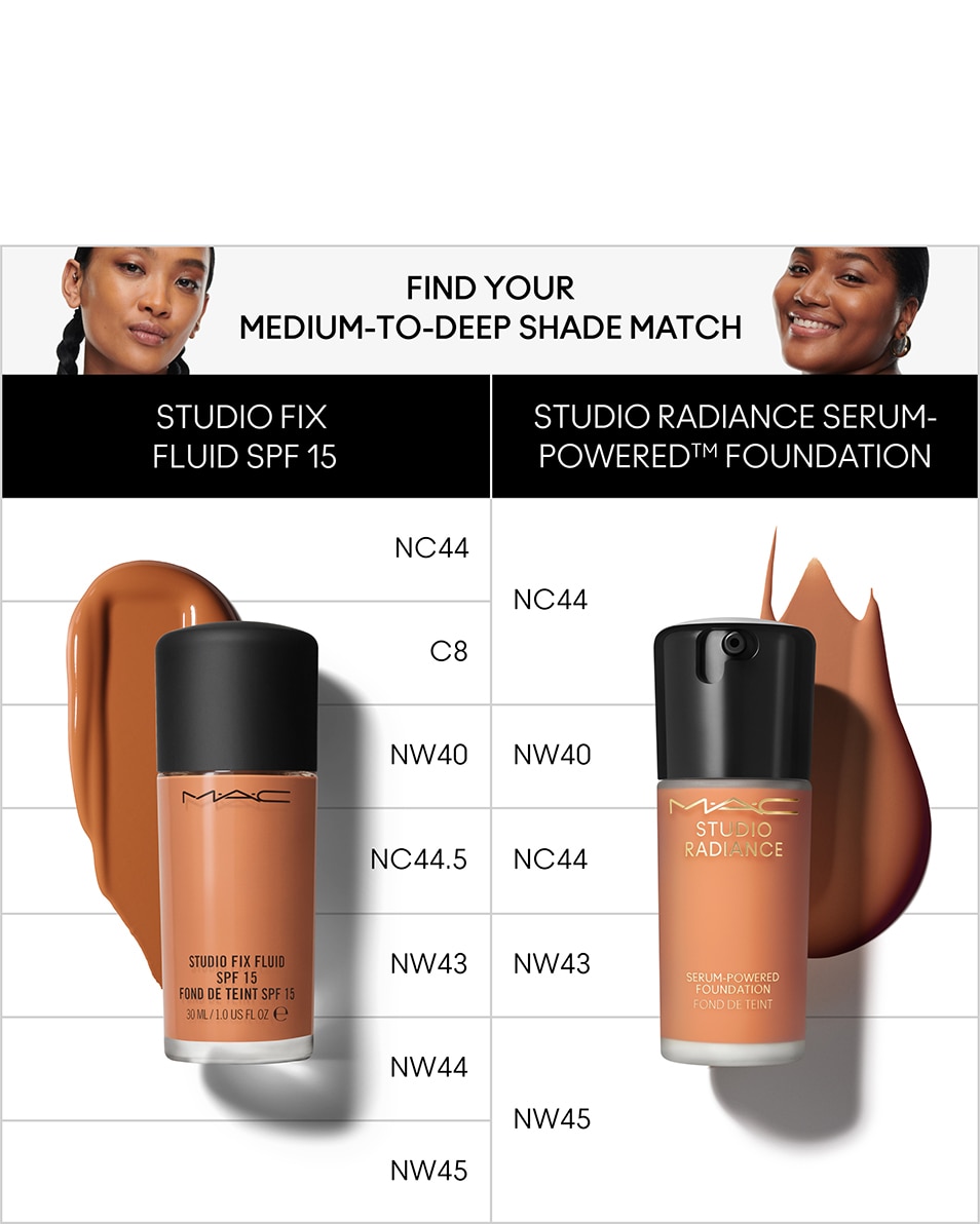 M.A.C STUDIO RADIANCE SERUM-POWERED FOUNDATION FOND DE TEINT LIQUIDE - HYDRATE & NOURRIT LA PEAU NW45 4