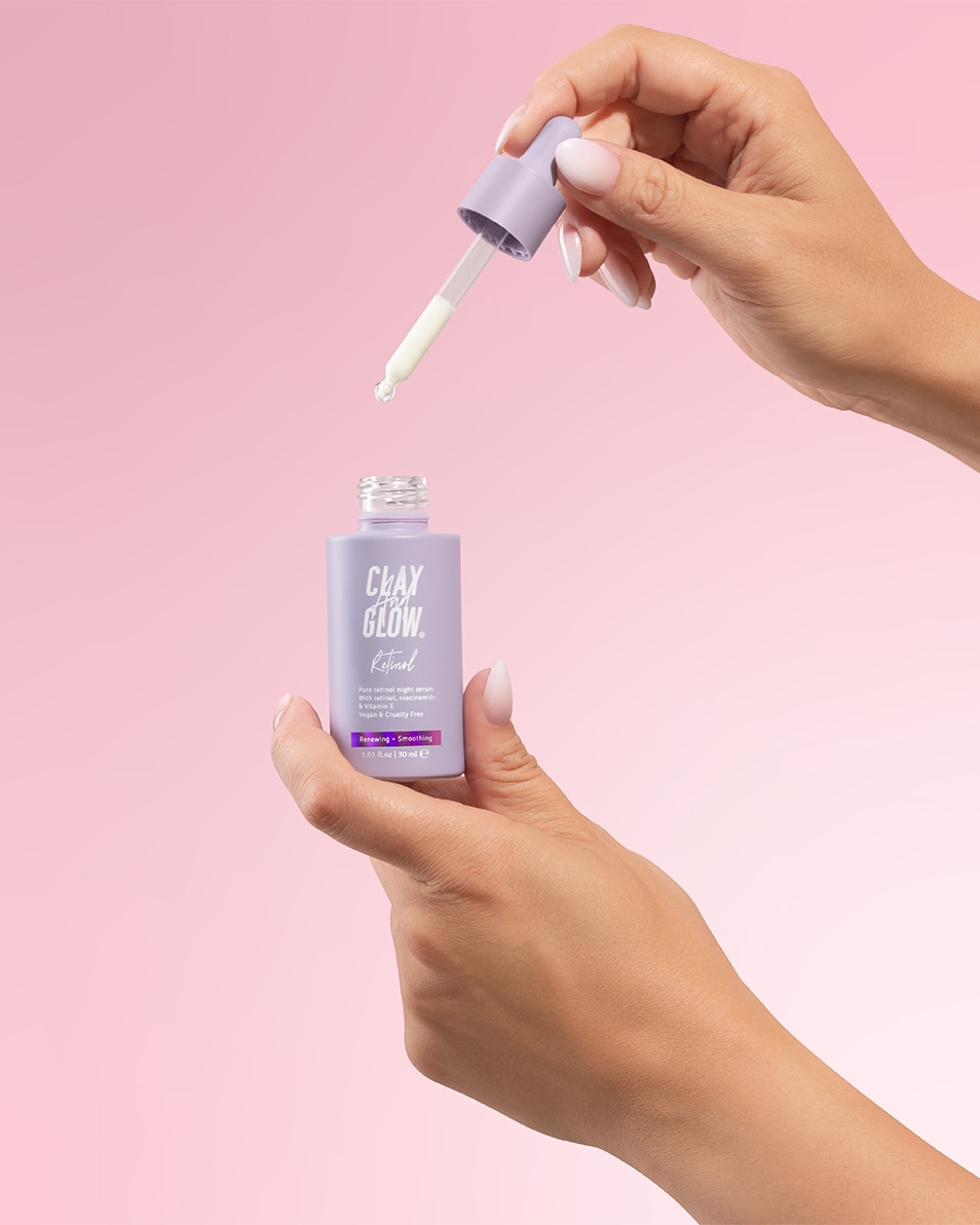 CLAY AND GLOW Retinol Nacht Serum Serum 30 ML 5