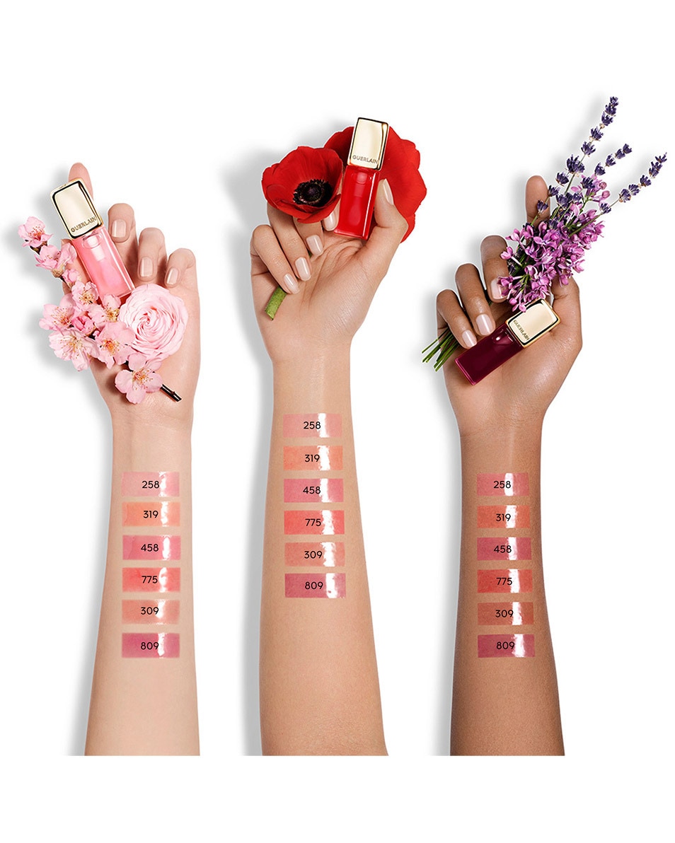GUERLAIN KISSKISS BEE GLOW OIL MET HONING VERRIJKTE, GETINTE LIPOLIE 309 HONEY GLOW 5