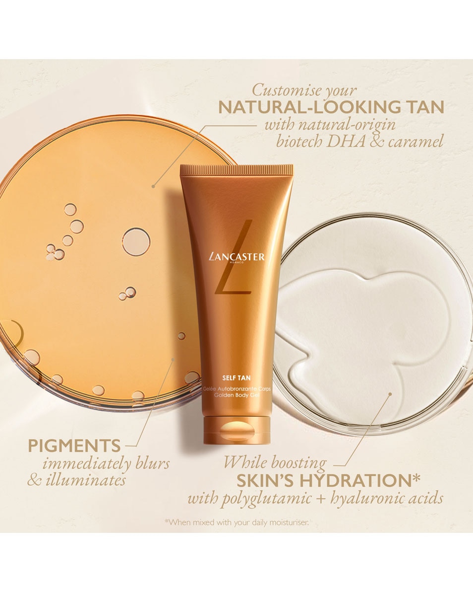 LANCASTER Sun Self Tan Gelée Autobronzante Corps 125 ML 5