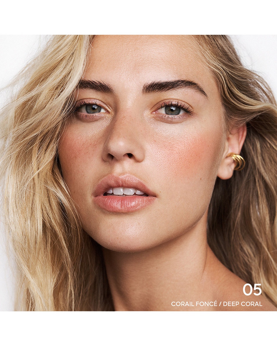 GUERLAIN Terracotta Blush Le fard à joues effet bonne mine , 90% d’ingrédients d’origine naturelle 05 Corail Foncé 5