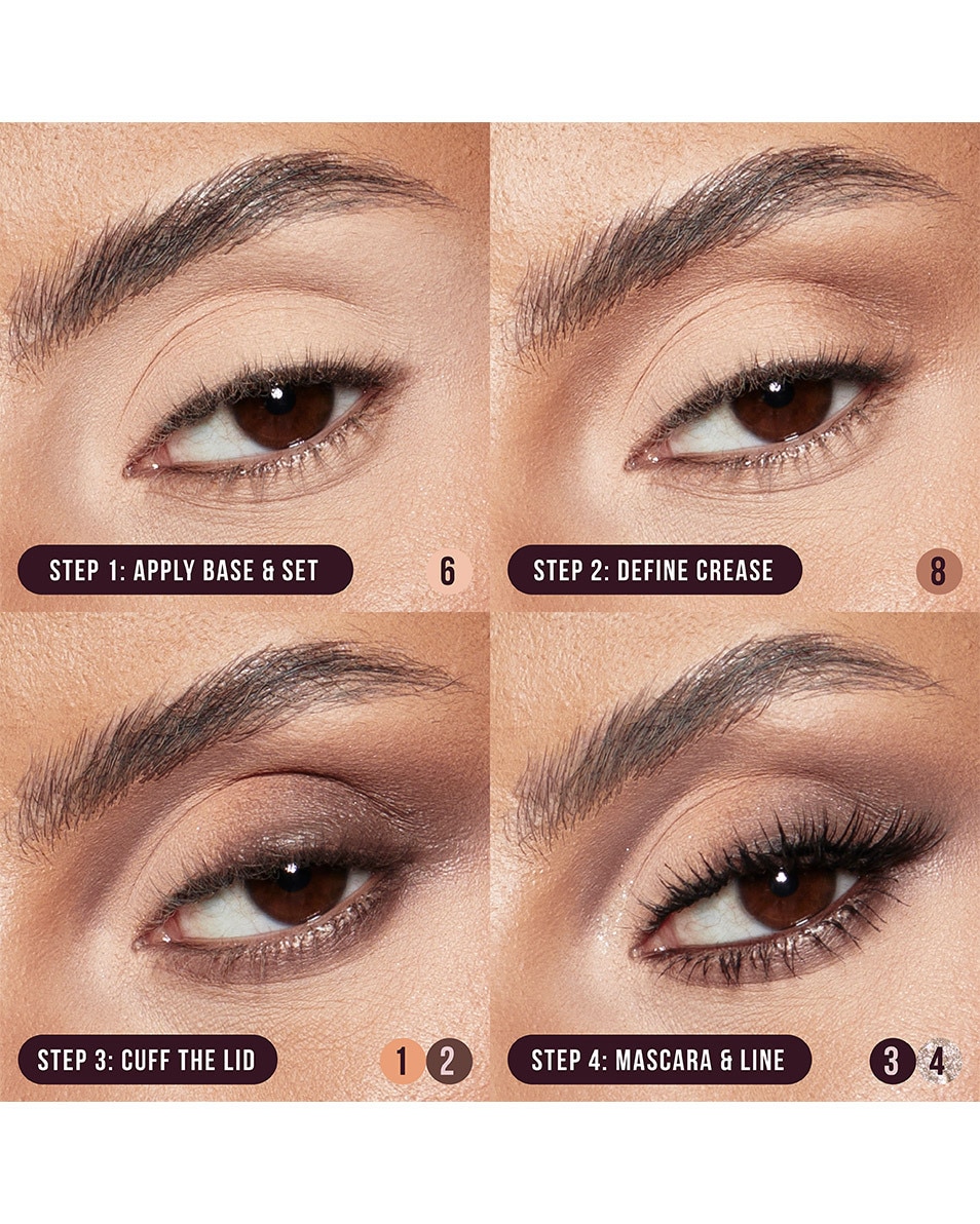 HUDA BEAUTY CREAMY OBSESSIONS EYESHADOW PALETTE BROWN 8,2 G 5