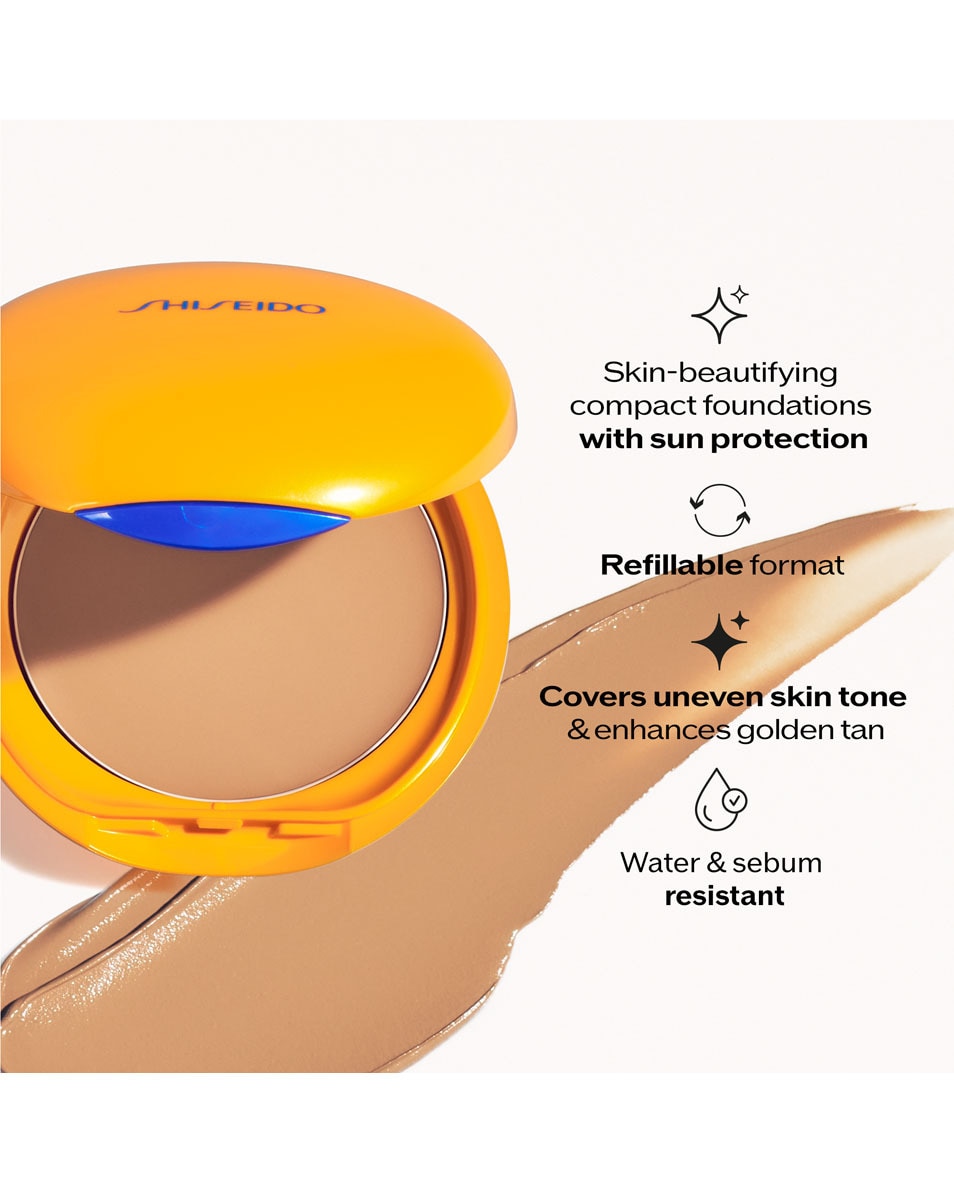 SHISEIDO Suncare Tanning Compact Foundation SPF10 Honey