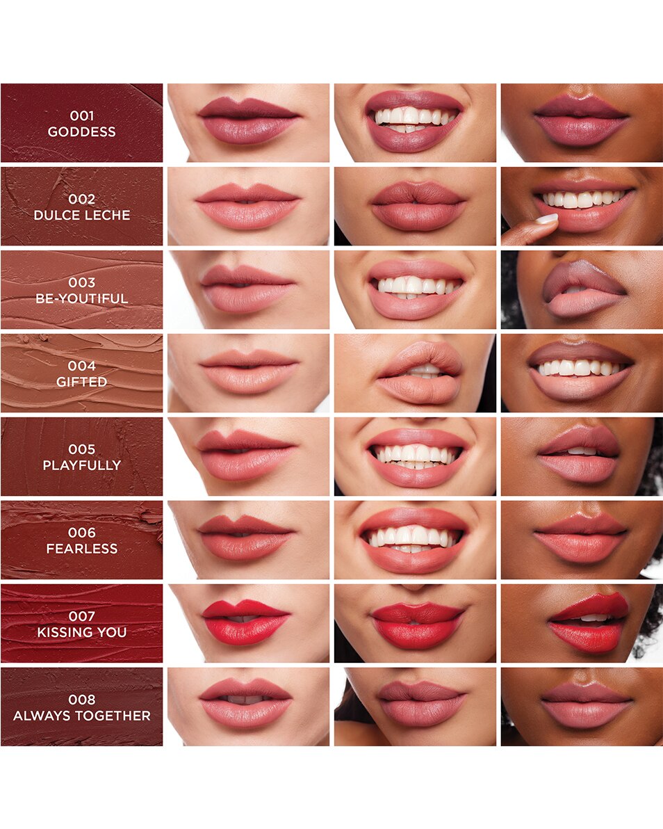 BE Creative Make Up Color Blend Hydraterende en langhoudende satin lipstick R007 KISSING YOU 5