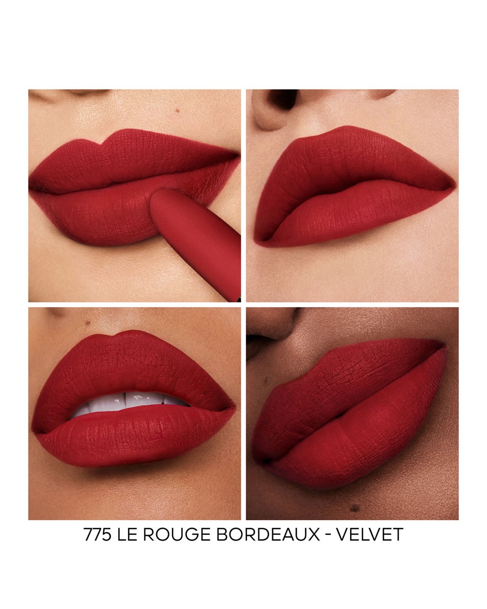 GUERLAIN Rouge G La recharge - Le rouge à lèvres soin personnalisable 775 LE ROUGE BORDEAUX – VELVET 5