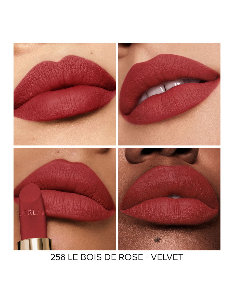 GUERLAIN Rouge G Refill - De personaliseerbare, uiterst verzorgende lipstick 258 LE BOIS DE ROSE – VELVET 5