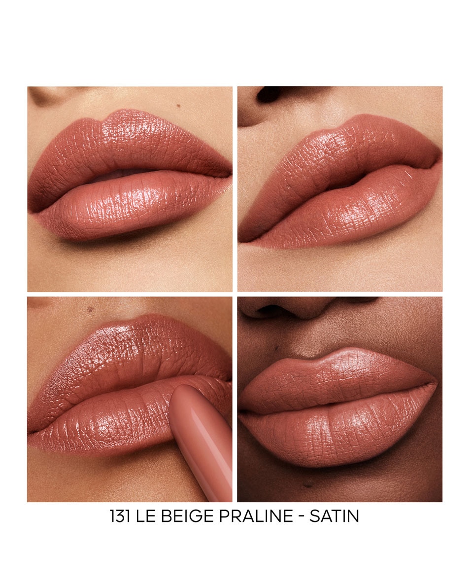 GUERLAIN Rouge G Refill - De personaliseerbare, uiterst verzorgende lipstick 131 LE BEIGE PRALINE - SATIN 5