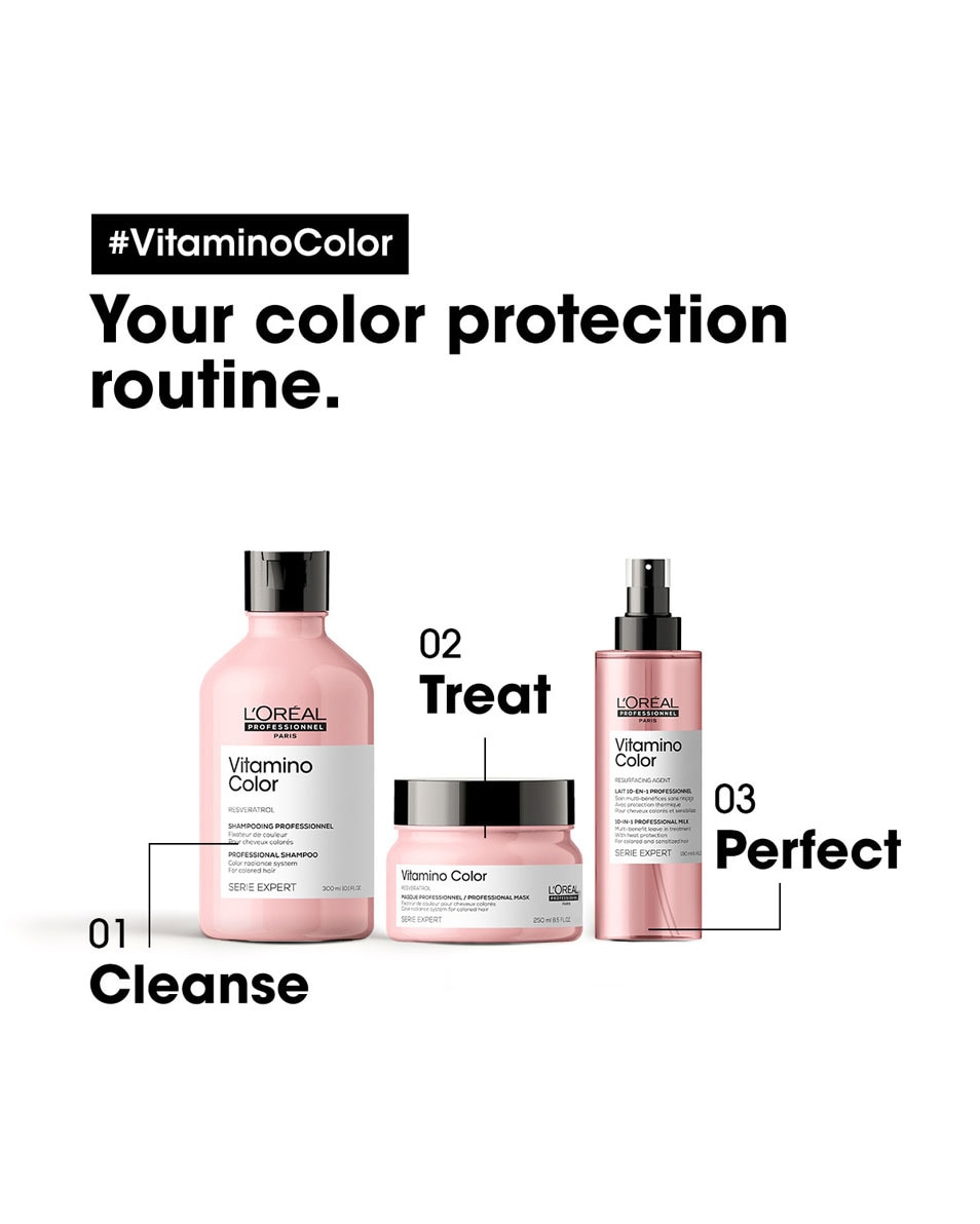 L'OREAL PROFESSIONNEL Vitamino Color Spray 10-en-1 pour cheveux colorés ternes 190 ML 5