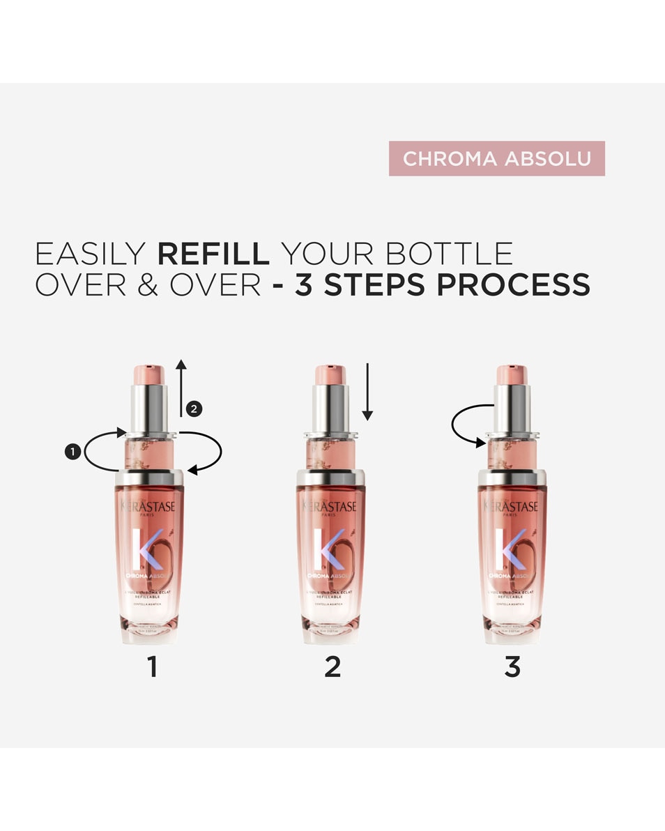 Huile de brillance sublimante - pour cheveux colorés