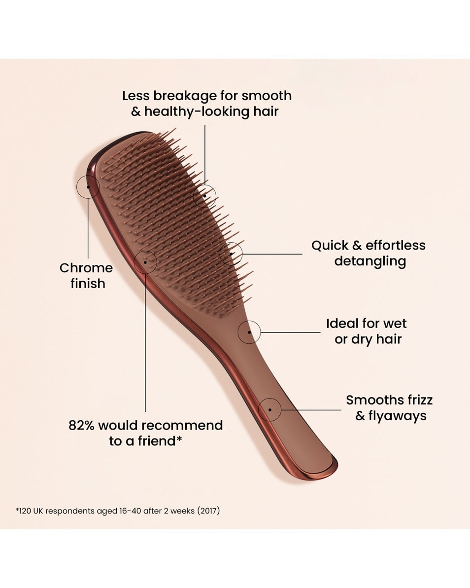TANGLE TEEZER Ultimate Detangler Chrome Chocolate Bronze 1 ST 5