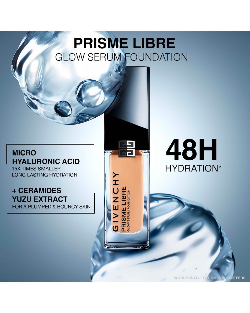 GIVENCHY COSMETICS PRISME LIBRE PRISME LIBRE GLOW SERUM FOUNDATION 0N 0N 5