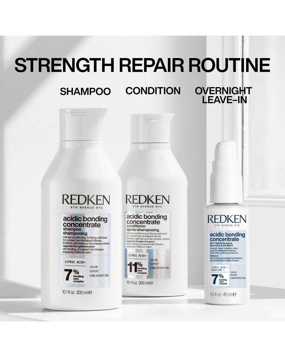 REDKEN Acidic Bonding Concentrate 24/7 night & day serum - voor beschadigd haar 45 ML 5