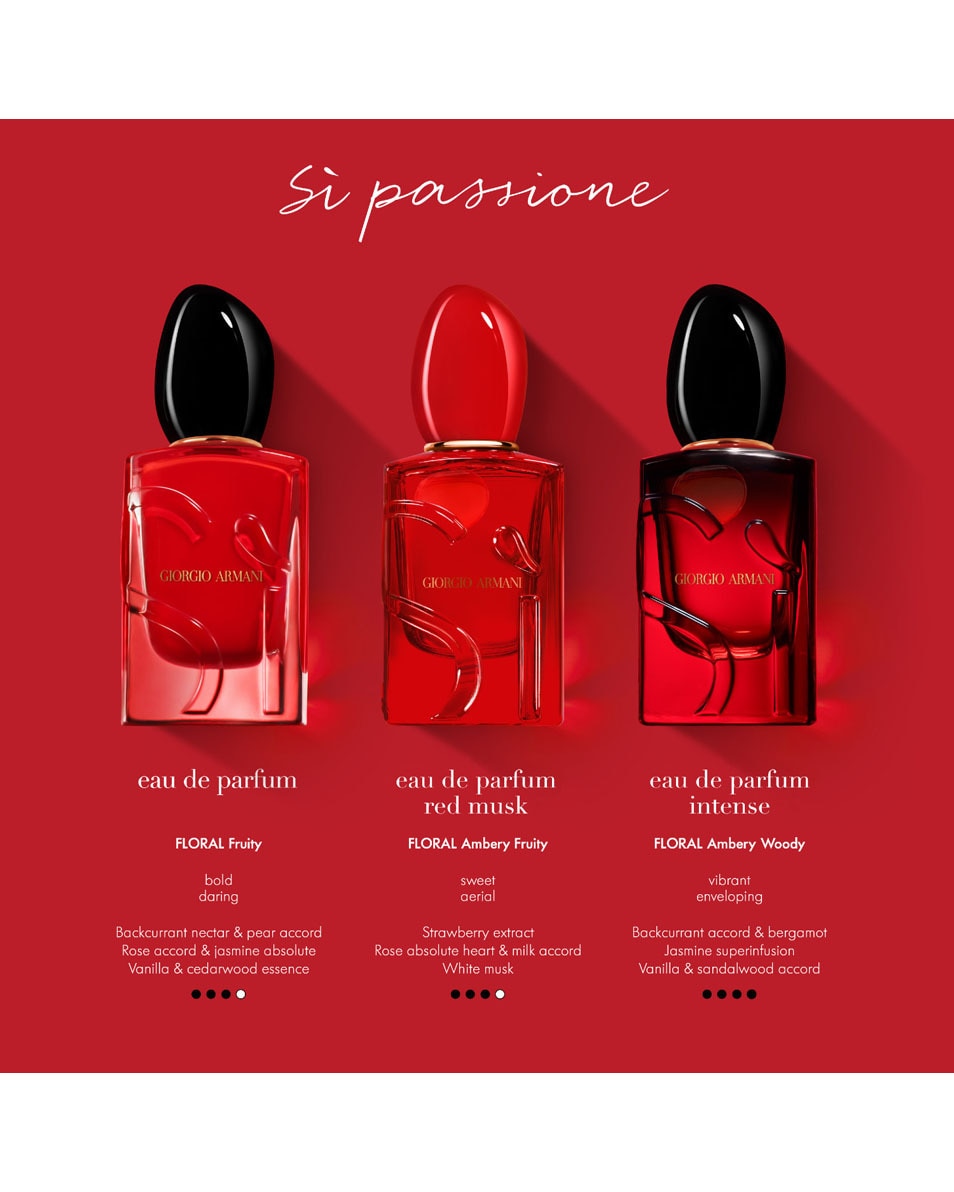 ARMANI Sì Passione Red Musk Eau De Parfum - Dames Parfum 30 ML 5
