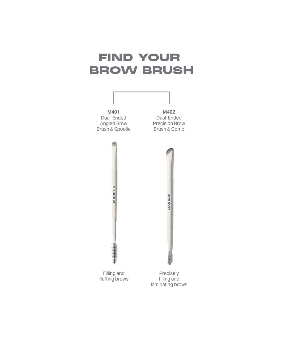 M402 DUAL-ENDED PRECISION BROW BRUSH & COMB