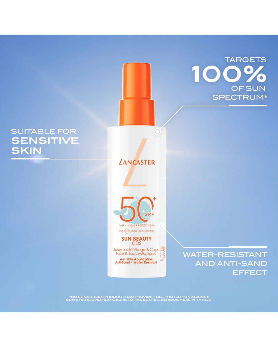 LANCASTER Sun Beauty Kids Spray Lacté Visage & Corps SPF50 150 ML 5