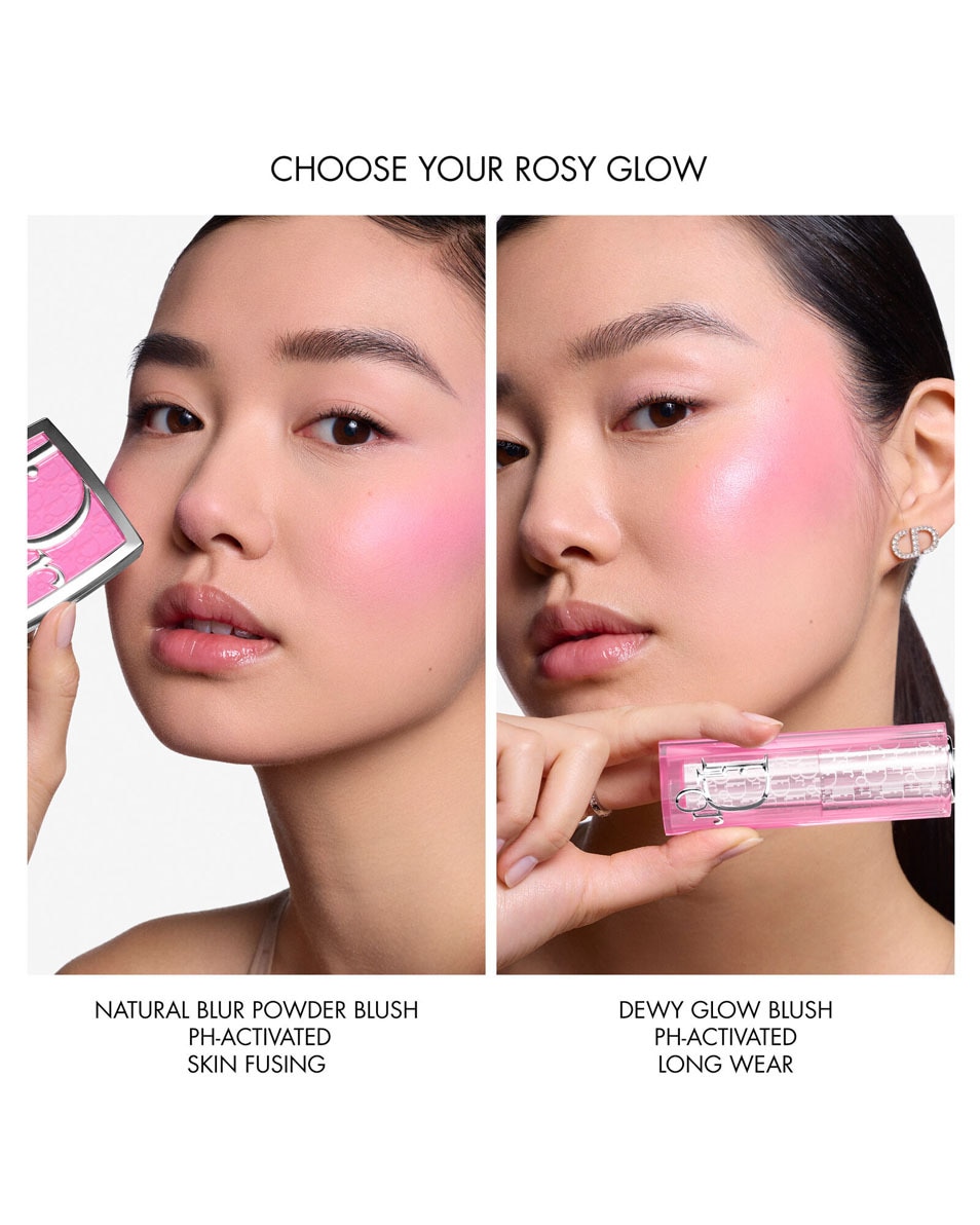 DIOR BACKSTAGE Rosy Glow - Long-wearing powder blush Blush met pH-geactiveerde kleur - langhoudend 063 PINK LILAC - Natural Blur 5