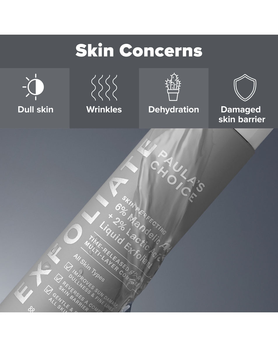 SKIN PERFECTING Lotion Exfoliante 6 % Acide Mandélique + 2 % Acide Lactique