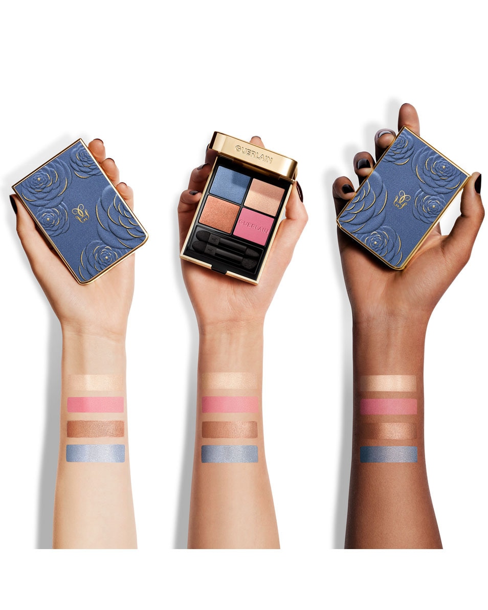 GUERLAIN OMBRES G Denim Blossom 4-kleuren oogschaduwpalet - Limited Edition Stardust Love 5