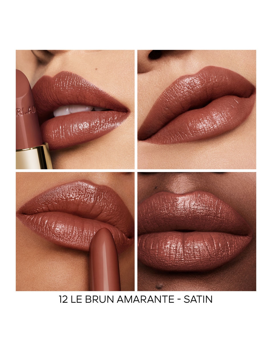 GUERLAIN ROUGE G De navulling De personaliseerbare, buitengewoon verzorgende lipstick 12 LE BRUN AMARANTE – SATIN 5