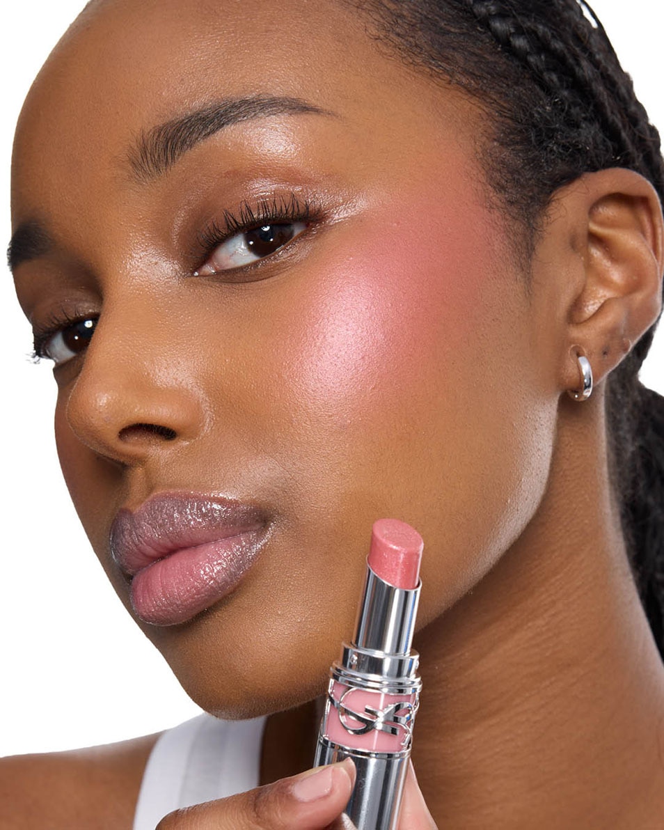 YVES SAINT LAURENT Loveshine Rouge À Lèvres Brillant & Soin - Effet Lèvres Mouillées & 24H D'Hydratation 10 STARDUST LOVE