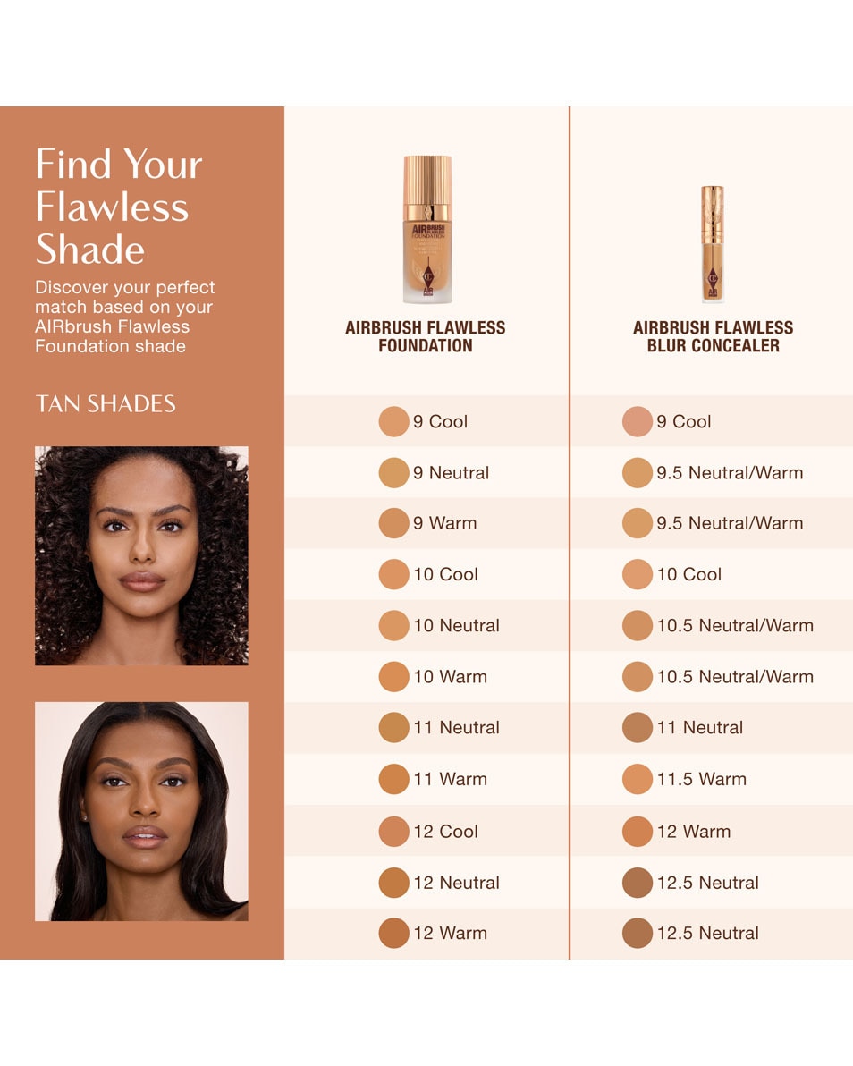 CHARLOTTE TILBURY Airbrush Flawless Airbrush Flawless Blur Concealer 9.5 TAN 5