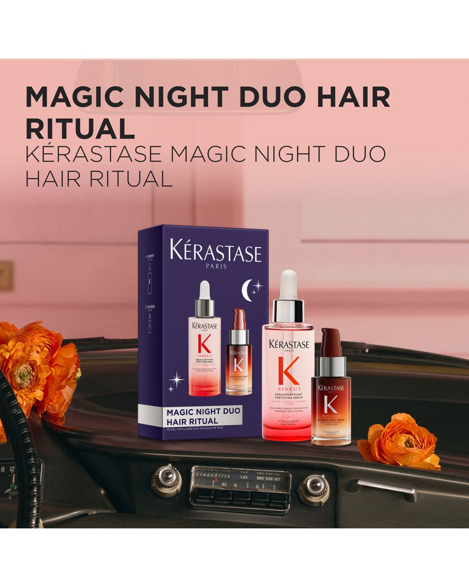 KÉRASTASE Genesis Magic Night Duo Lenteset Haarverzorginsritueel Tegen Haaruitval 2 ST