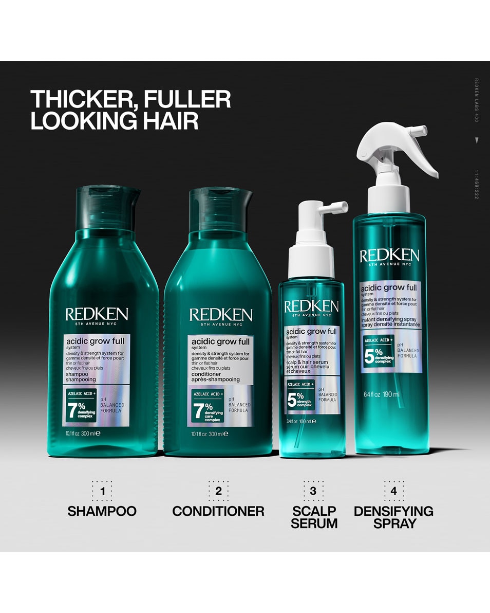 REDKEN Acidic Grow Full System Spray densifiant instantané - Pour cheveux fins ou plats 190 ML 5