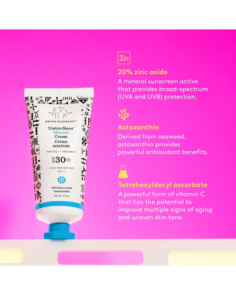 DRUNK ELEPHANT Suncare Umbra Sheer Mineral Cream SPF30 60 ML 5