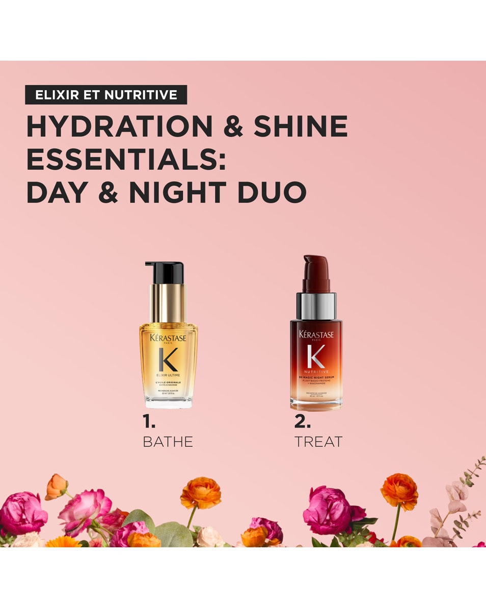 KÉRASTASE Elixir Ultime Mini Hero Duo Lenteset Dag & Nacht Routine Voor Hydratatie En Glans 2 ST