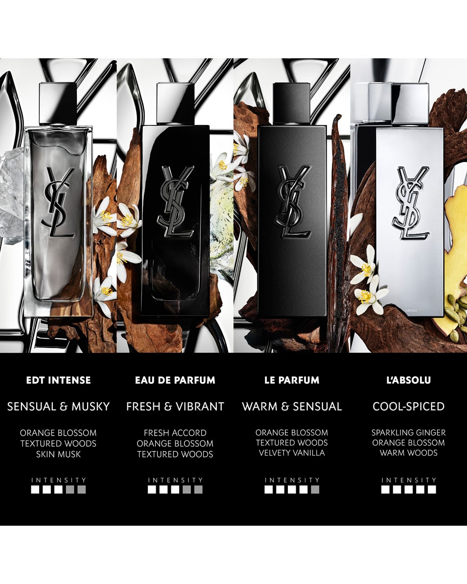 YVES SAINT LAURENT Myslf Eau De Toilette Intense - Houtachtig Parfum Voor Heren 60 ML 5