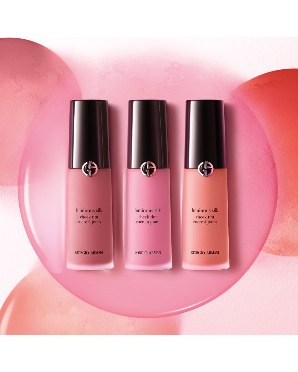 ARMANI BEAUTY Luminous Silk Cheek Tint Liquid Blush - Tot 12 Uur Draagcomfort - Just-Pinched Wangengloed Light Fuchsia 5