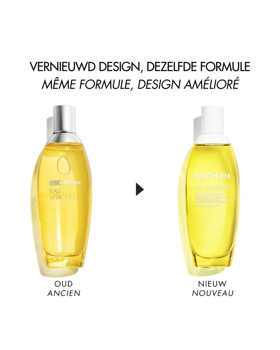 BIOTHERM Eau Vitaminée Impulsion Citron Brume Corps Rafraîchissante Agrumes – Notes de Citron, Freesia, Jasmin & Musc Blanc 100 ML