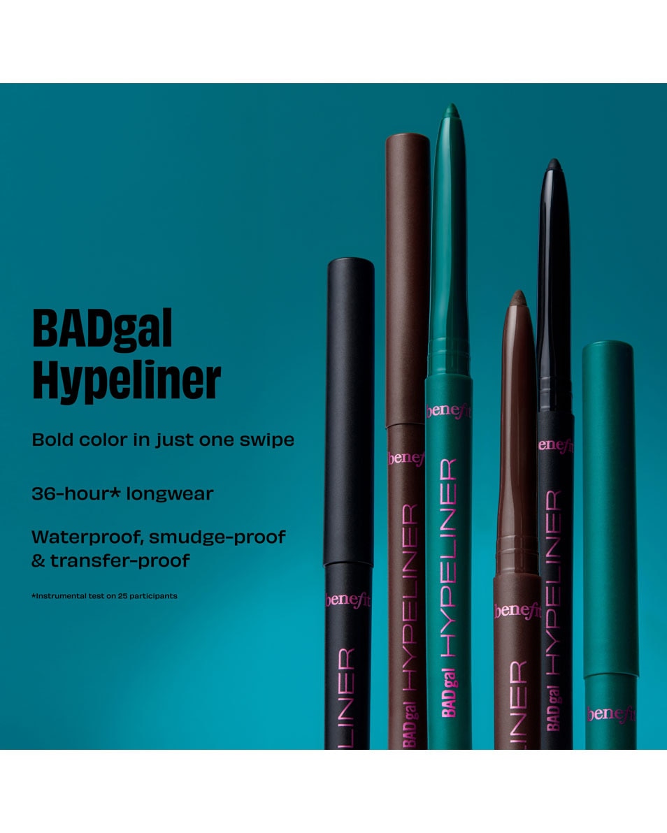 BENEFIT COSMETICS BADgal Hypeliner Eyeliner Midnight Brown 5