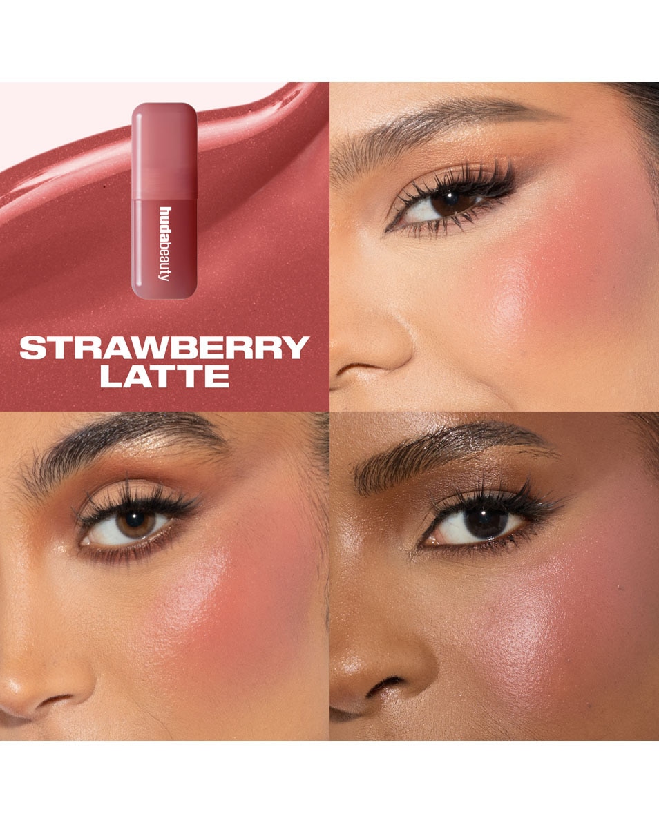 HUDA BEAUTY BLUSHED NUDES LIP & CHEEK SET 3 ST 5