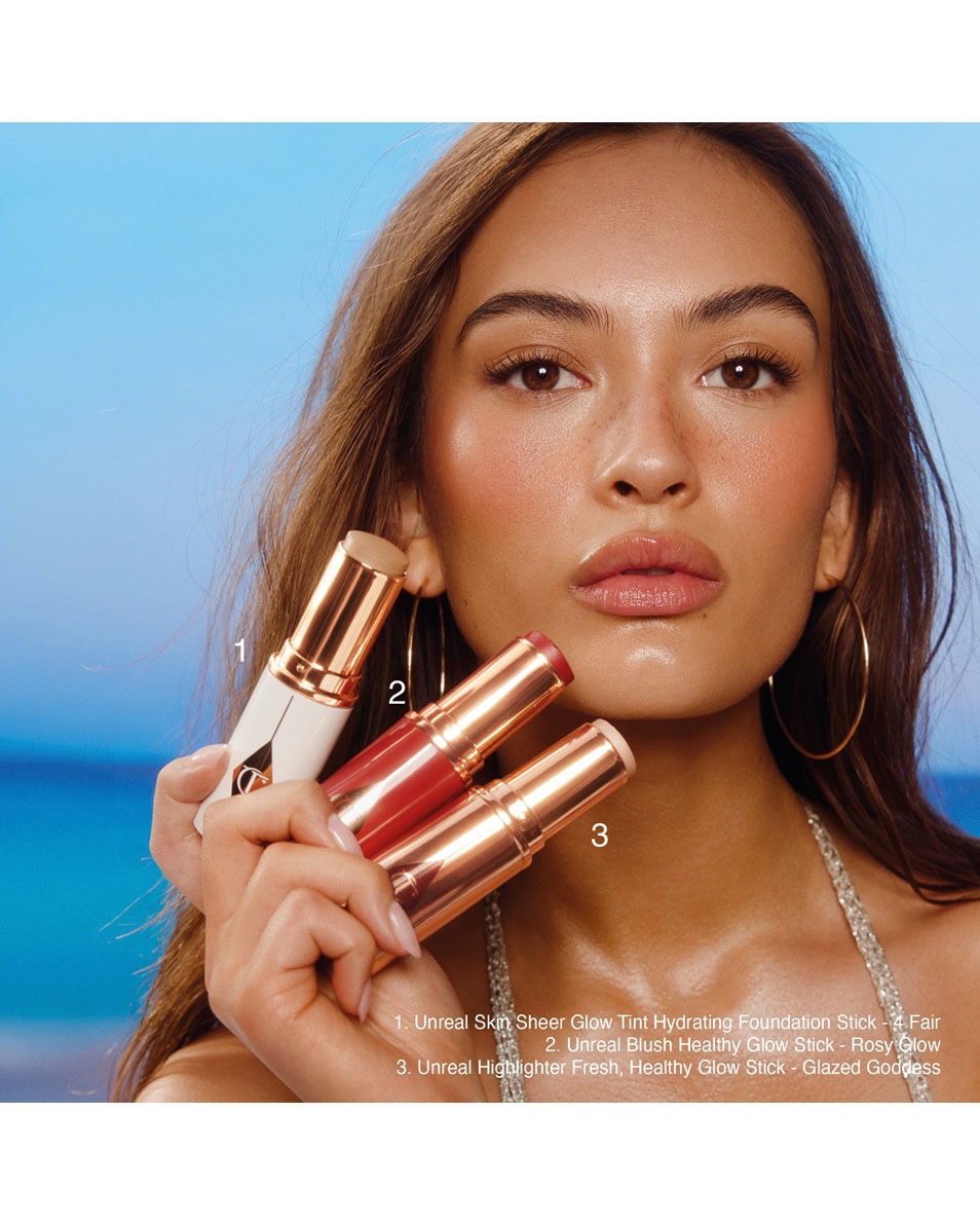 CHARLOTTE TILBURY UNREAL UNREAL HIGHLIGHTER GLAZED GODDESS 5