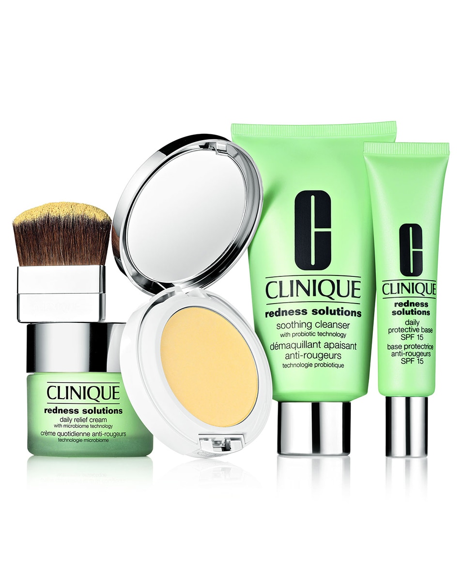 CLINIQUE REDNESS SOLUTIONS INSTANT RELIEF MINERAL PRESSED POWDER POUDRE DE TEINT COMPACTE - ANTI-ROUGEURS 11,6 G 5