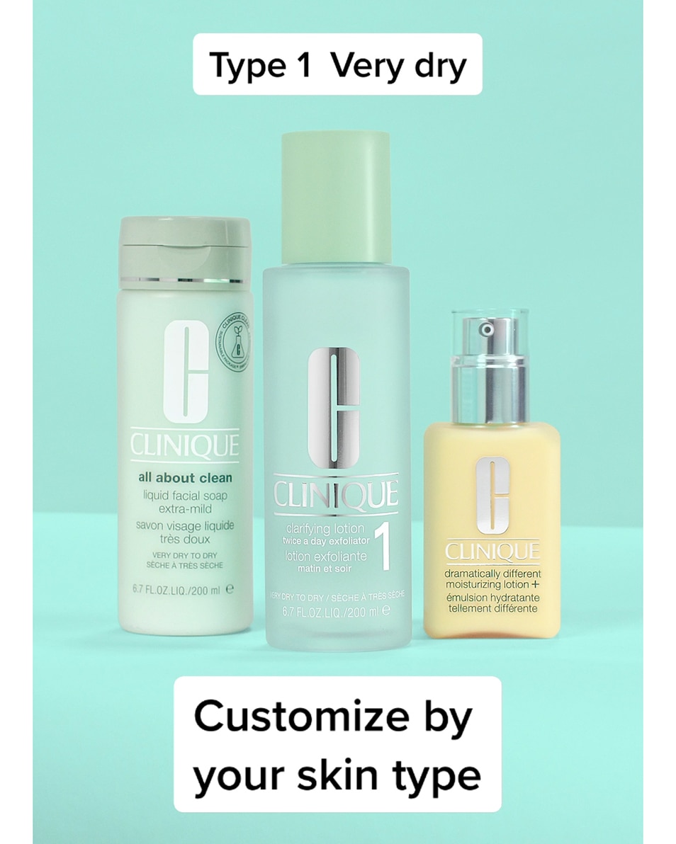 CLINIQUE CLARIFYING LOTION 1 - TWICE A DAY EXFOLIATOR EXFOLIËRENDE LOTION - ZEER DROGE TOT DROGE - 3-STEP SYSTEM 400 ML 5