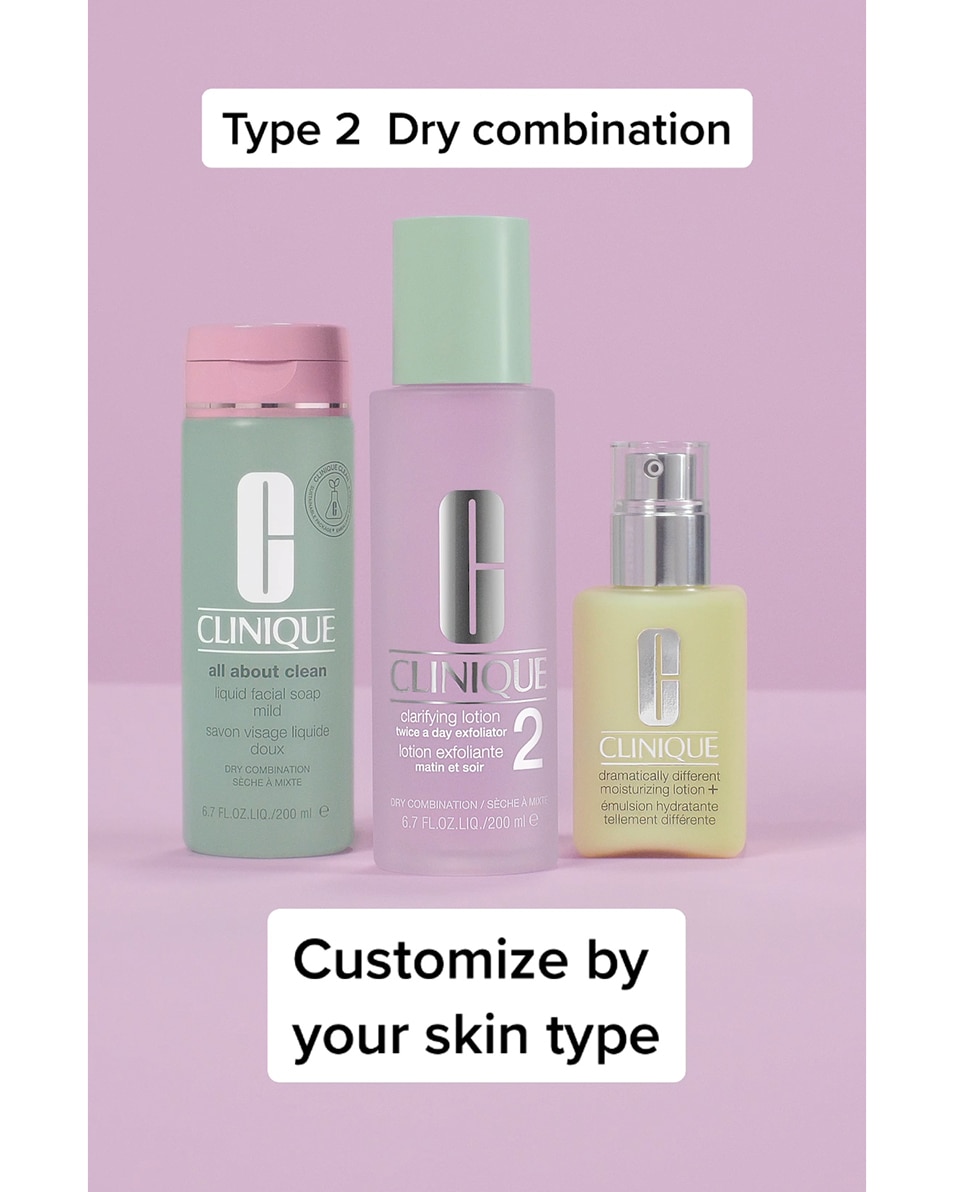 CLINIQUE CLARIFYING LOTION 2 - TWICE A DAY EXFOLIATOR EXFOLIËRENDE LOTION - DROGE TOT GEMENGDE HUID - 3-STEP SYSTEM 400 ML 5