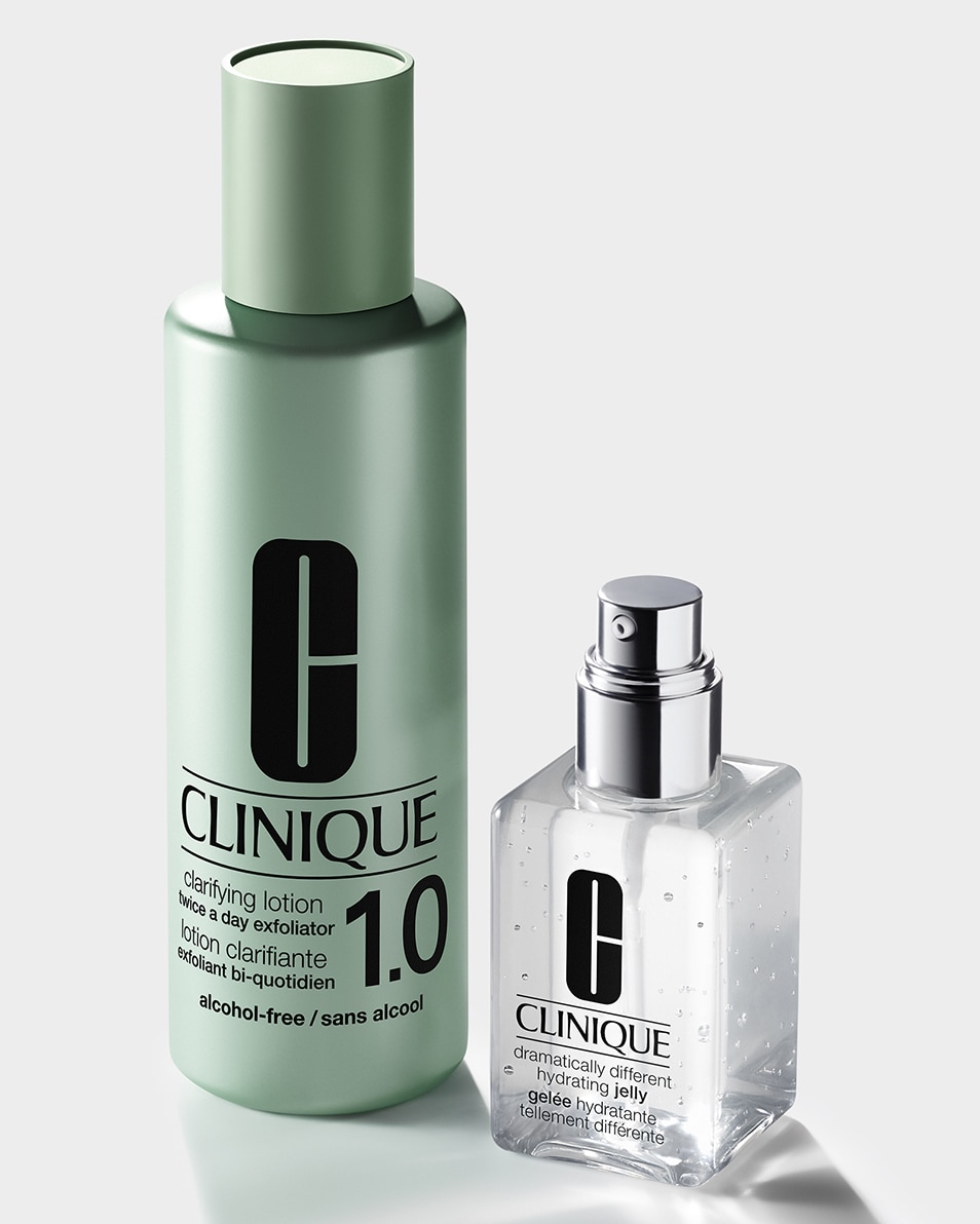 CLINIQUE CLARIFYING LOTION 1.0 - TWICE A DAY EXFOLIATOR LOTION EXFOLIANTE - PEAU SÈCHE ET SENSIBLE - 3-STEP SYSTEM 200 ML 5