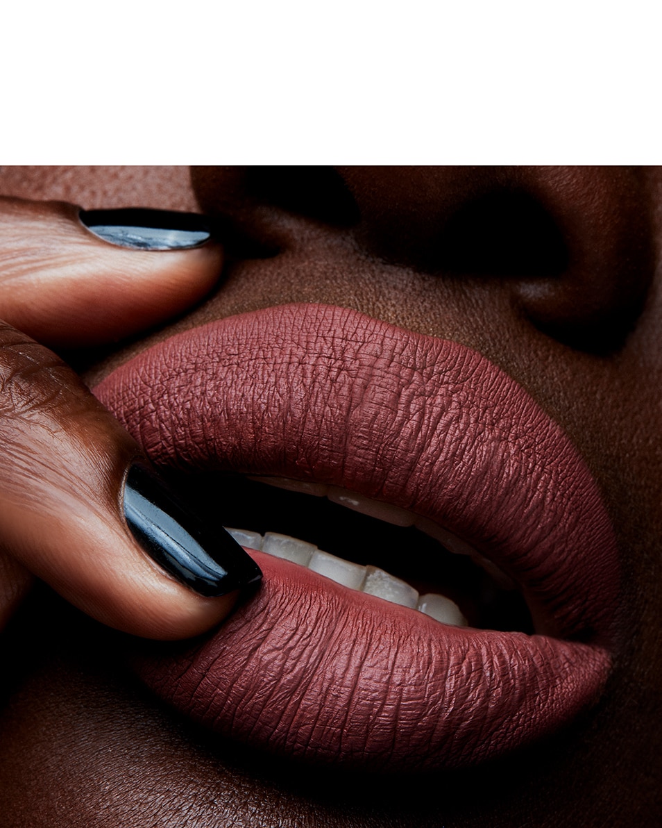 M.A.C RETRO MATTE LIQUID LIP COLOUR ROUGE À LÈVRES LIQUIDE - LONGUE TENUE DE 8H Topped With Brandy 5