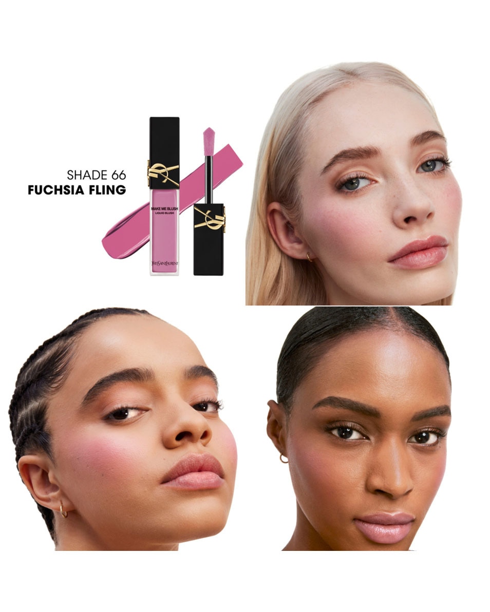 YVES SAINT LAURENT Make Me Blush Vloeibare blush Fuschia Fling 6