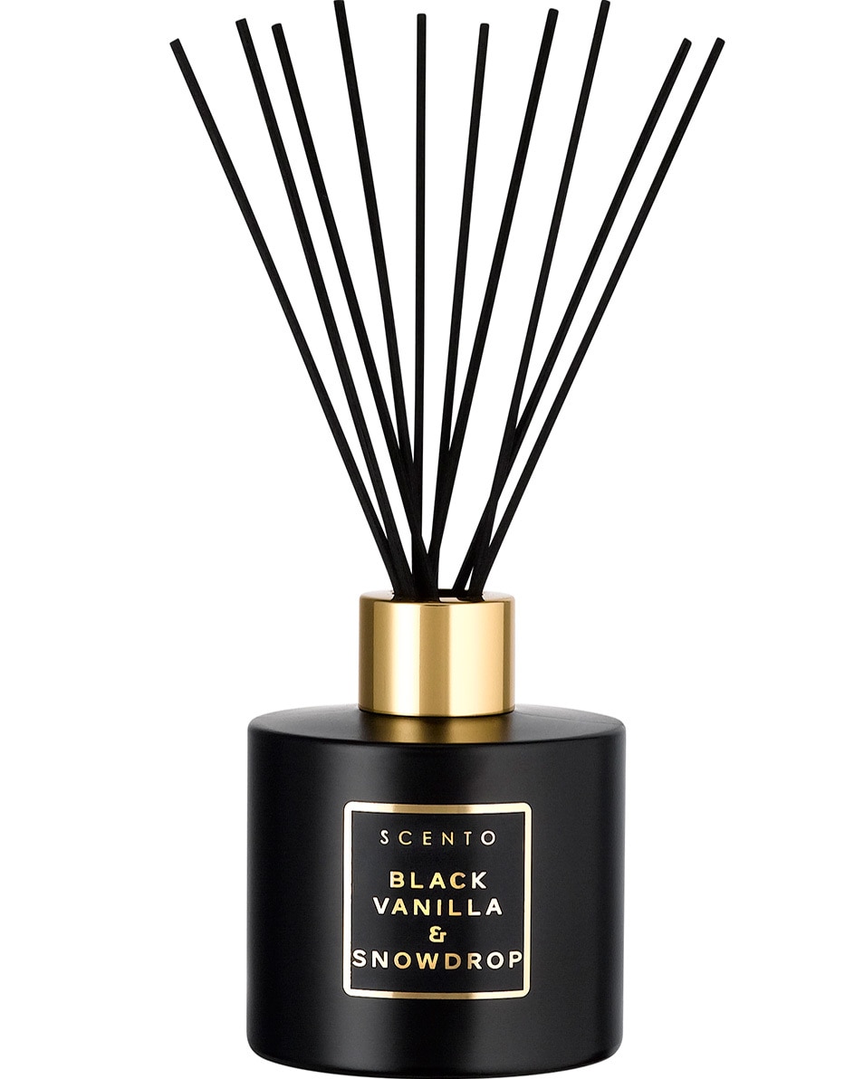 SCENTO BLACK VANILLA & SNOWDROP FRAGRANCE DIFFUSER 200 ML