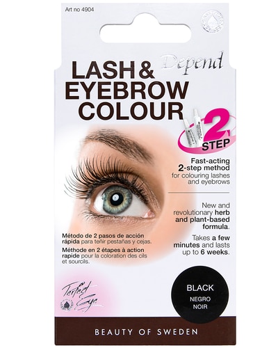 DEPEND EYE LASH & EYEBROW COLOUR COULEUR DES CILS ET DES SOURCILS 01 black