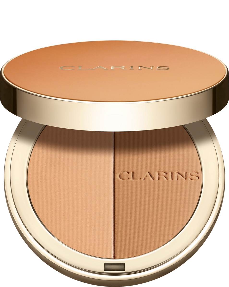 CLARINS MAKE UP BRONZING POWDER EVER BRONZE COMPACT PODWER 02-MEDIUM