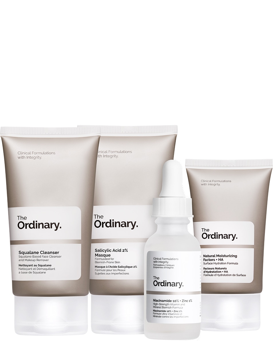 THE ORDINARY SET LE SET PURIFIANT NETTOYANT 4 ST